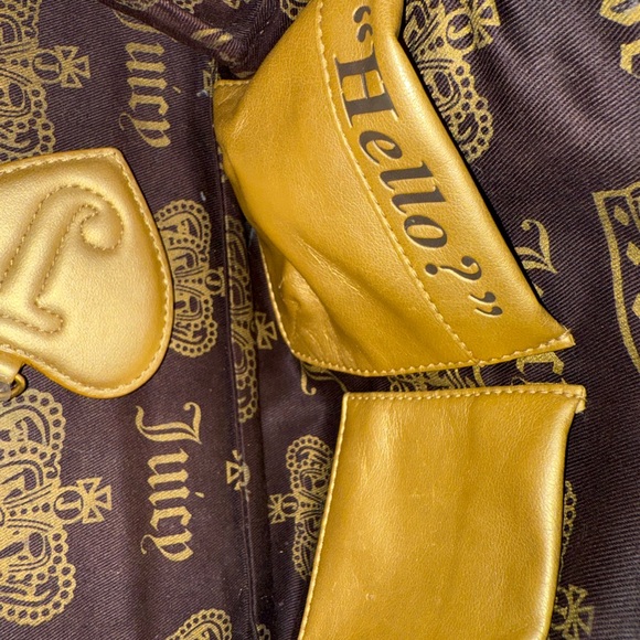 Juicy Couture Bowler Style Grey and Brown Shoulder Bag - Picture 5 of 7